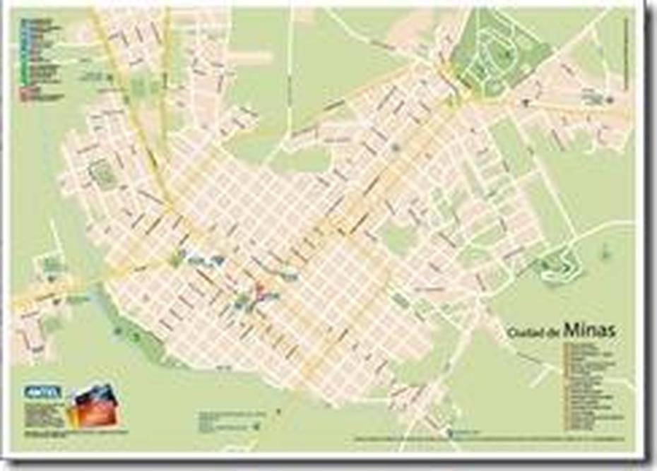 Mapa De La Ciudad De Minas : Viajando Por Uruguay, Minas, Uruguay, Uruguay River, Uruguay Nature