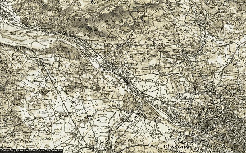 Old Maps Of Clydebank, Strathclyde – Francis Frith, Clydebank, United Kingdom, Clydebank, United Kingdom