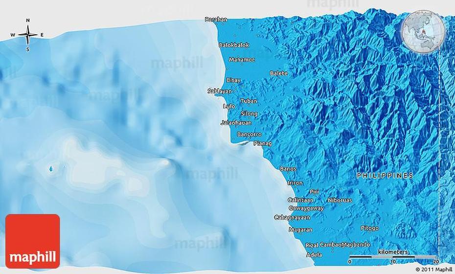 Political 3D Map Of Calintaan, Calintaan, Philippines, Philippines  Luzon Manila, Cebu Island Philippines