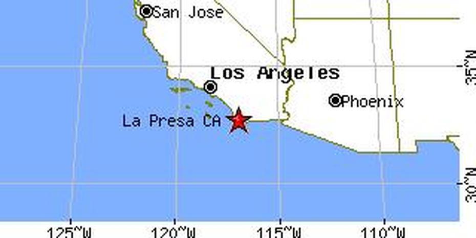 Showing United States, Virginia United States, Population Data, La Presa, United States