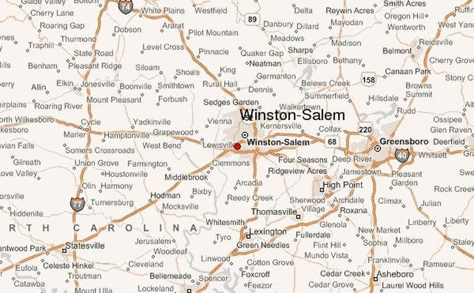 Winston-Salem Zip Code, Street  Of Winston-Salem, Location Guide, Winston-Salem, United States