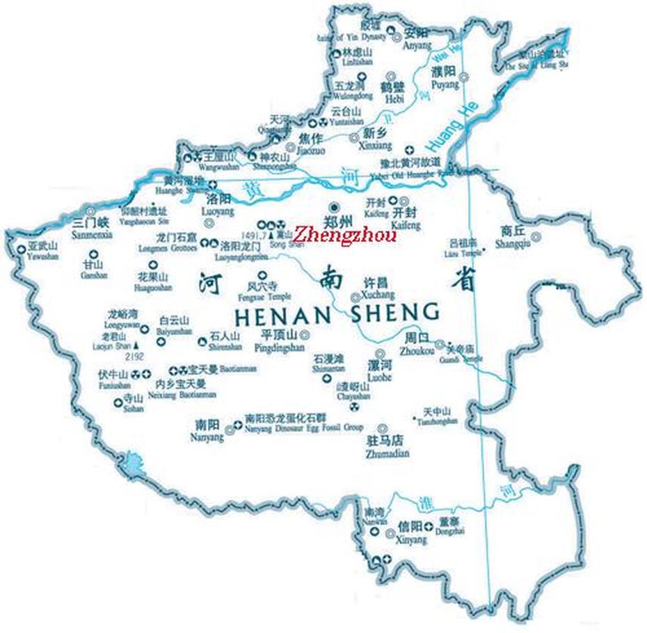 Zhengzhou Map: Zhengzhou China Map, Zhengzhou Henan Map, Zhengjiatun, China, China  By Province, China  With Flag