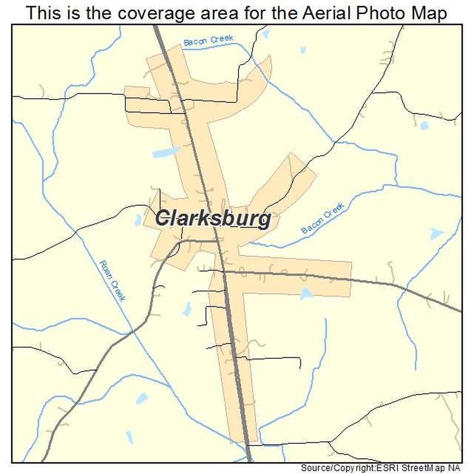 Aerial Photography Map Of Clarksburg, Tn Tennessee, Clarksburg, United States, Clarksburg Maryland, Clarksburg Tn