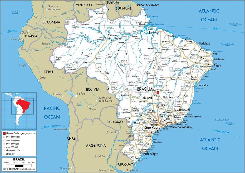 Brazil  Cartoon, World, Detailed , Timbiras, Brazil