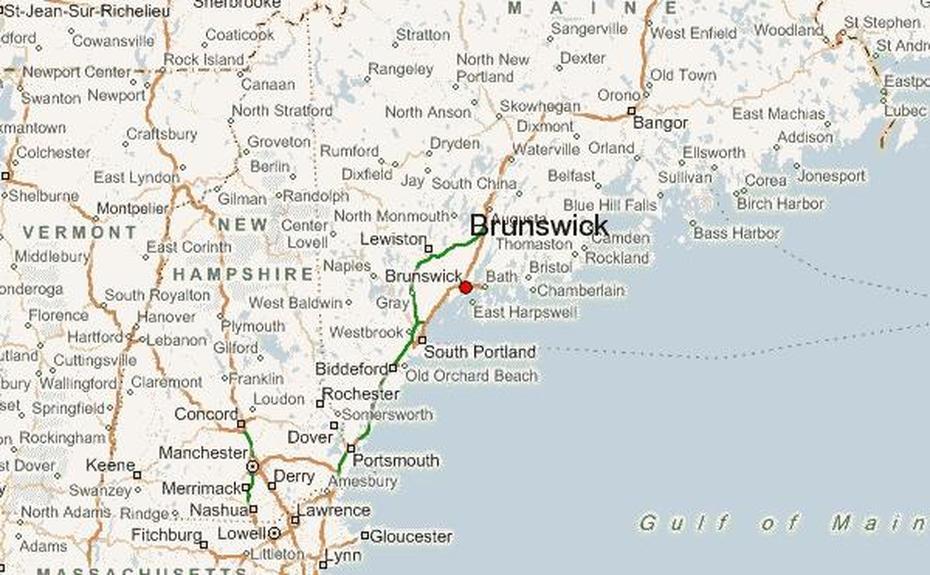 Brunswick Georgia, Brunswick Maine, Maine, Brunswick, United States