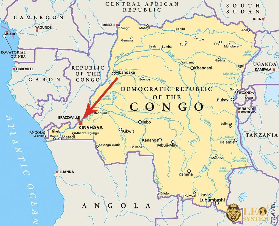 Congo Flag, Rd Congo, Leosystem.Travel, Businga, Congo (Kinshasa)