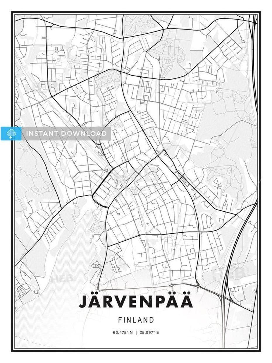 Jarvenpaa, Finland, Modern Print Template In Various Formats …, Järvenpää, Finland, Kotka, Lappeenranta Finland