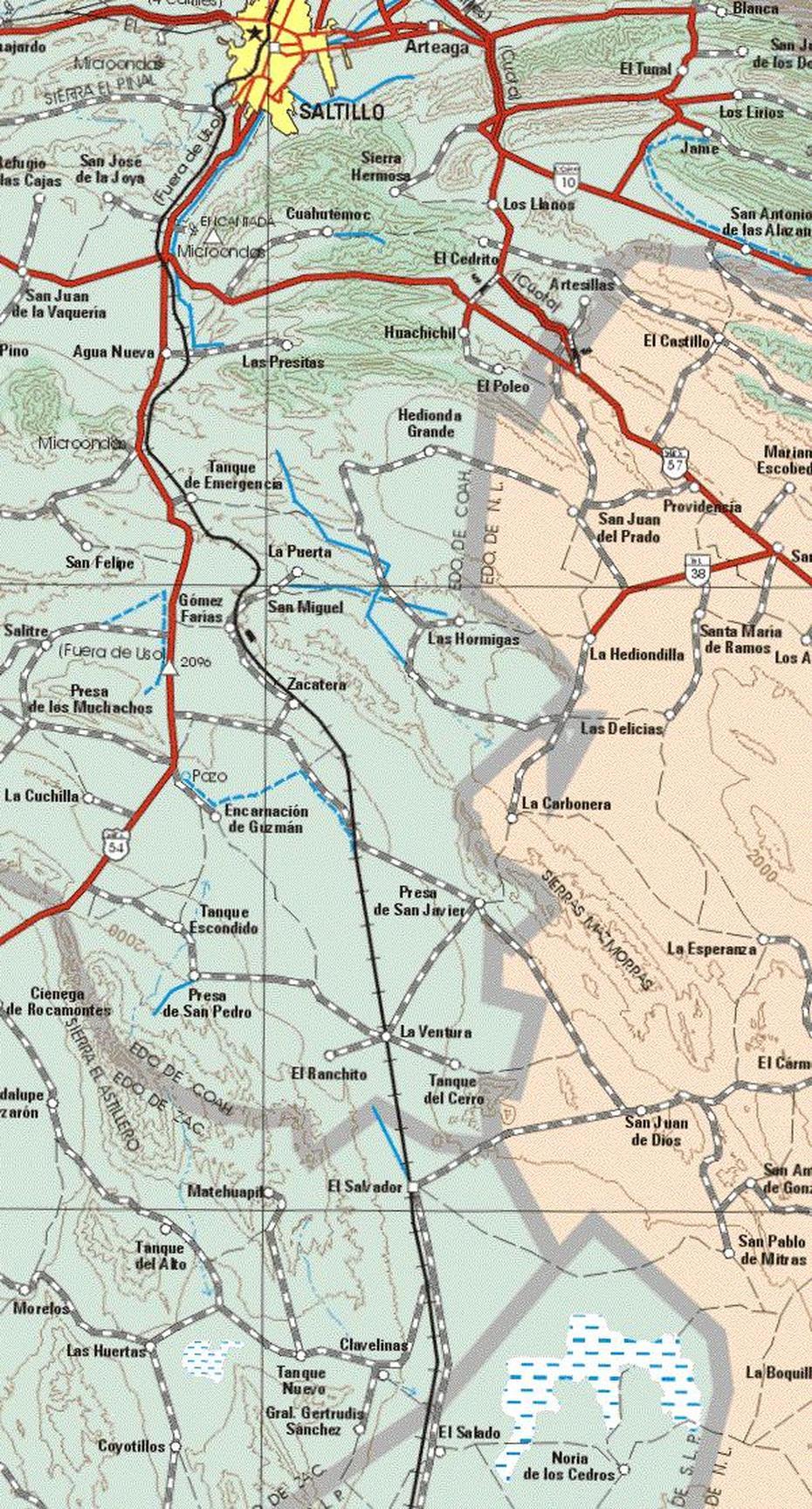 Nuevo Leon Mexico Map [9] – Map Of Nuevo Leon Mexico [9] – Mapa De …, Mariano Escobedo, Mexico, Mariano Escobedo Volcano, Mariano Escobedo Mx