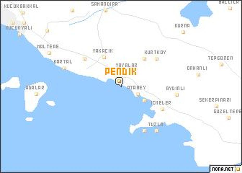 Pendik (Turkey) Map – Nona, Pendik, Turkey, Pendik Istanbul, Istanbul  Marina