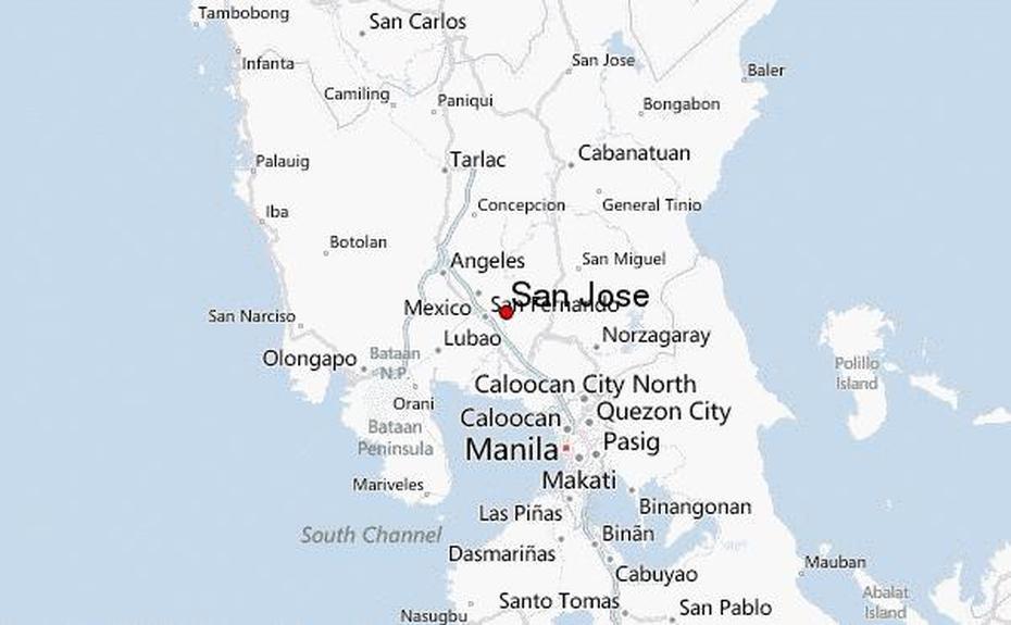 San Jose Tarlac, Printable  San Jose, Central Luzon, San Jose, Philippines