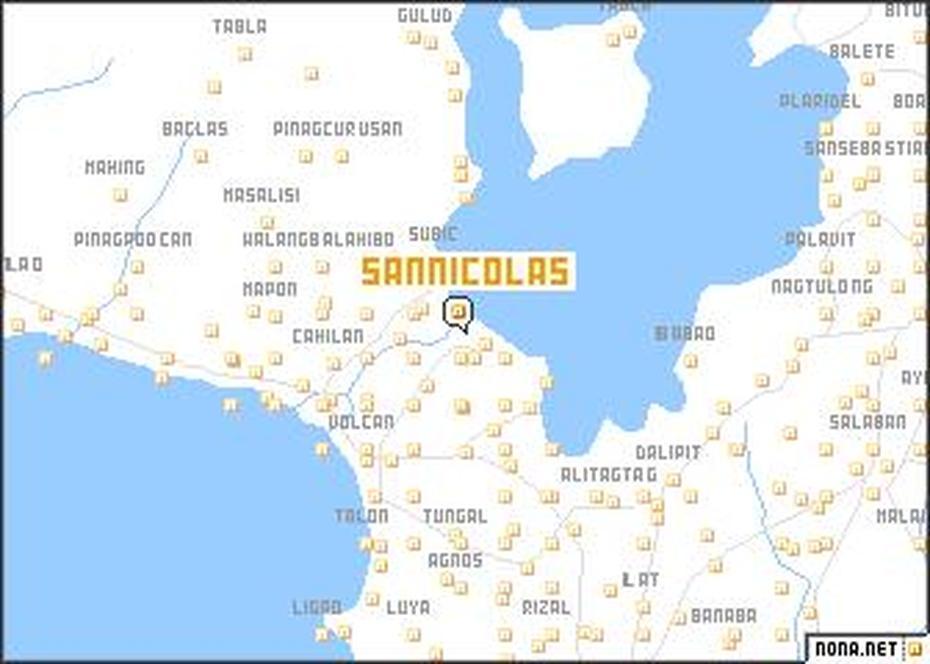 San Nicolas (Philippines) Map – Nona, San Nicolas, Philippines, Surigao City Philippines, San Nicolas Batangas