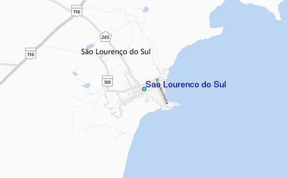 Sao Lourenco Do Sul Tide Station Location Guide, São Lourenço, Brazil, Praia, Almancil  Portugal