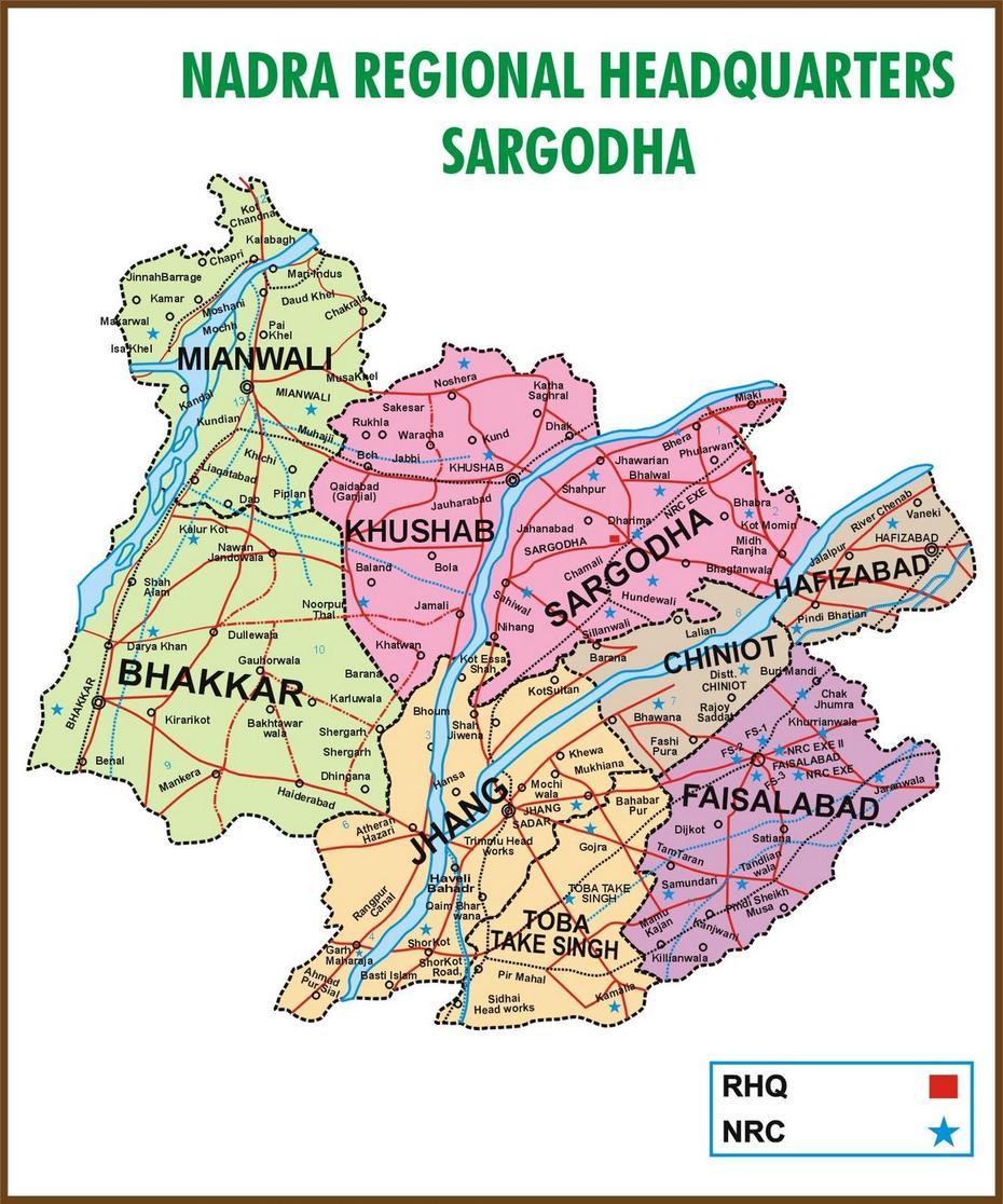 Sargodha Full Map, Sargodha, Pakistan, Sahiwal, Peshawar Pakistan