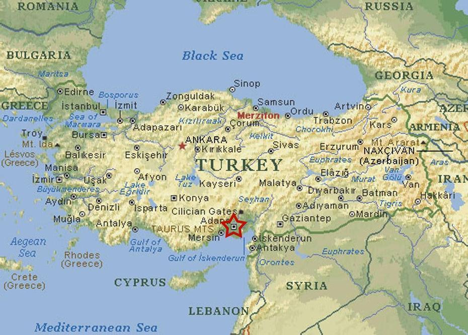 Turkey Map, Bünyan, Turkey, Bünyan, Turkey