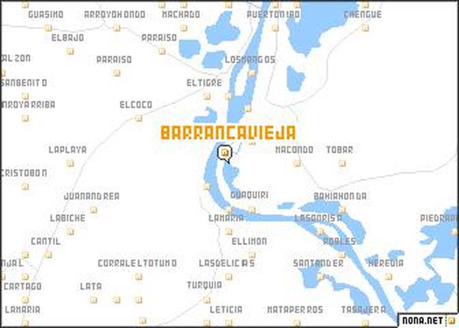 Barranca Vieja (Colombia) Map – Nona, Barrancas, Colombia, Medellin- Colombia, South America Cities