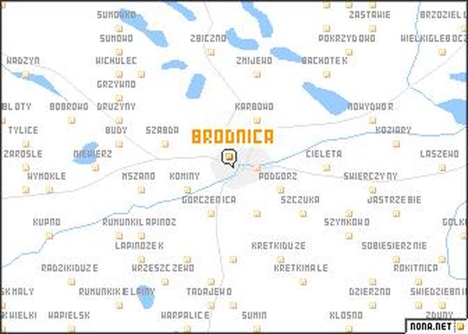 Brodnica (Poland) Map – Nona, Brodnica, Poland, Poland Cities, Krakow Poland