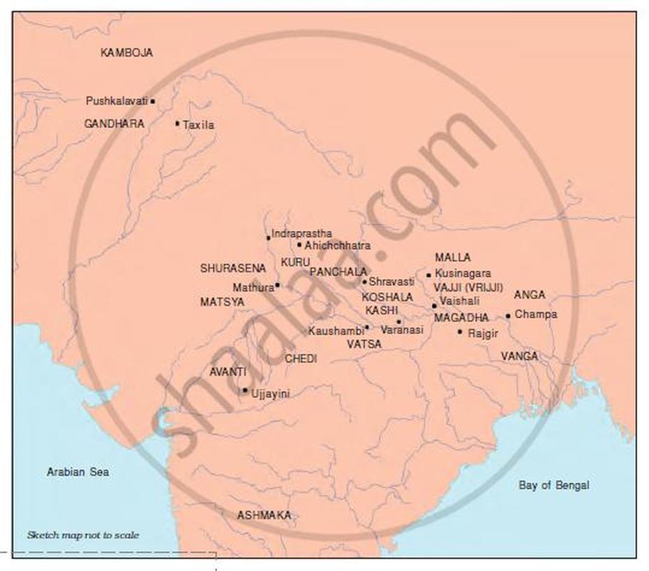 Compare The Given Maps, And List The Mahajanapadas That Might Have Been …, Mahugaon, India, Mahugaon, India