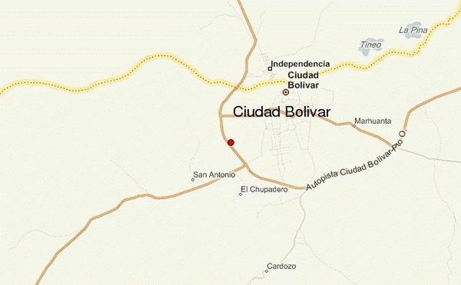 Estado  Bolivar, Plaza  Bolivar, Location Guide, Ciudad Bolívar, Venezuela