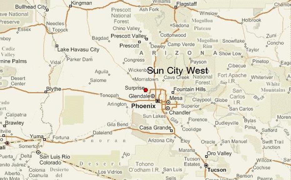 Guia Urbano De Sun City West, Sun City West, United States, Sun Belt, Large United States Weather