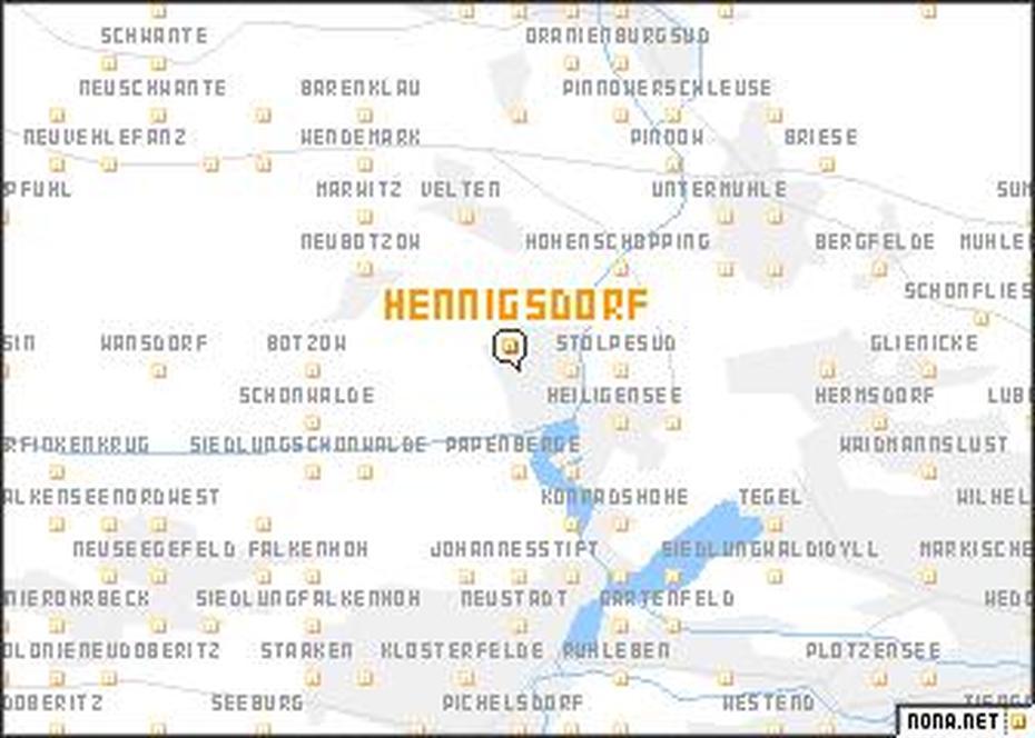 Hennigsdorf (Germany) Map – Nona, Hennigsdorf, Germany, Katterbach Germany Army Base, U.S. Army Base Illesheim Germany