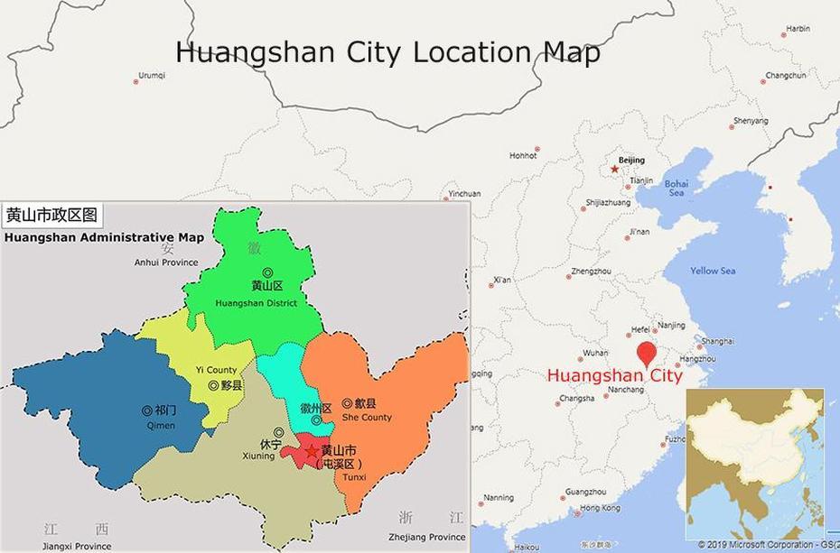 Huangshan Transportation Maps 2020: Updated And Downloadable, Huangshan, China, Huangshan National Park, Huangshan Mountain Peak