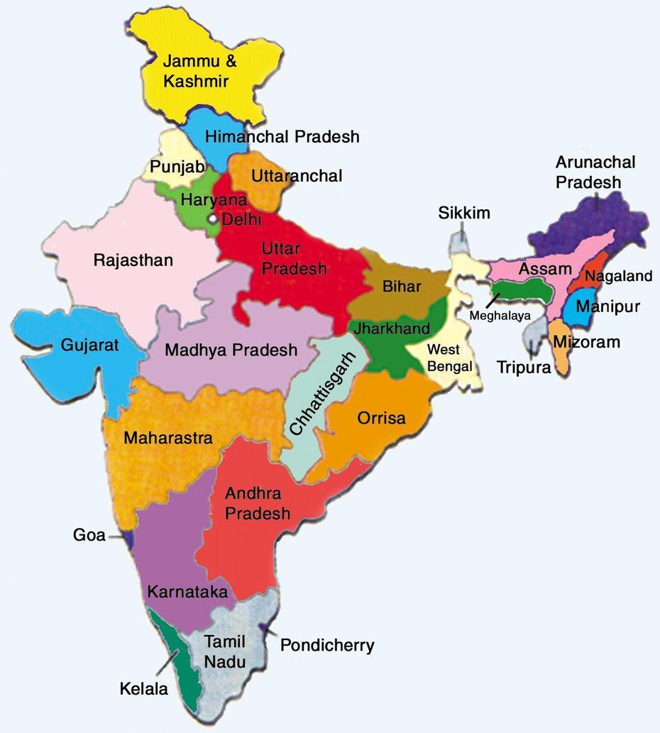 India Map | India Geography Facts | Map Of Indian States, Ātmakūr, India, Ātmakūr, India