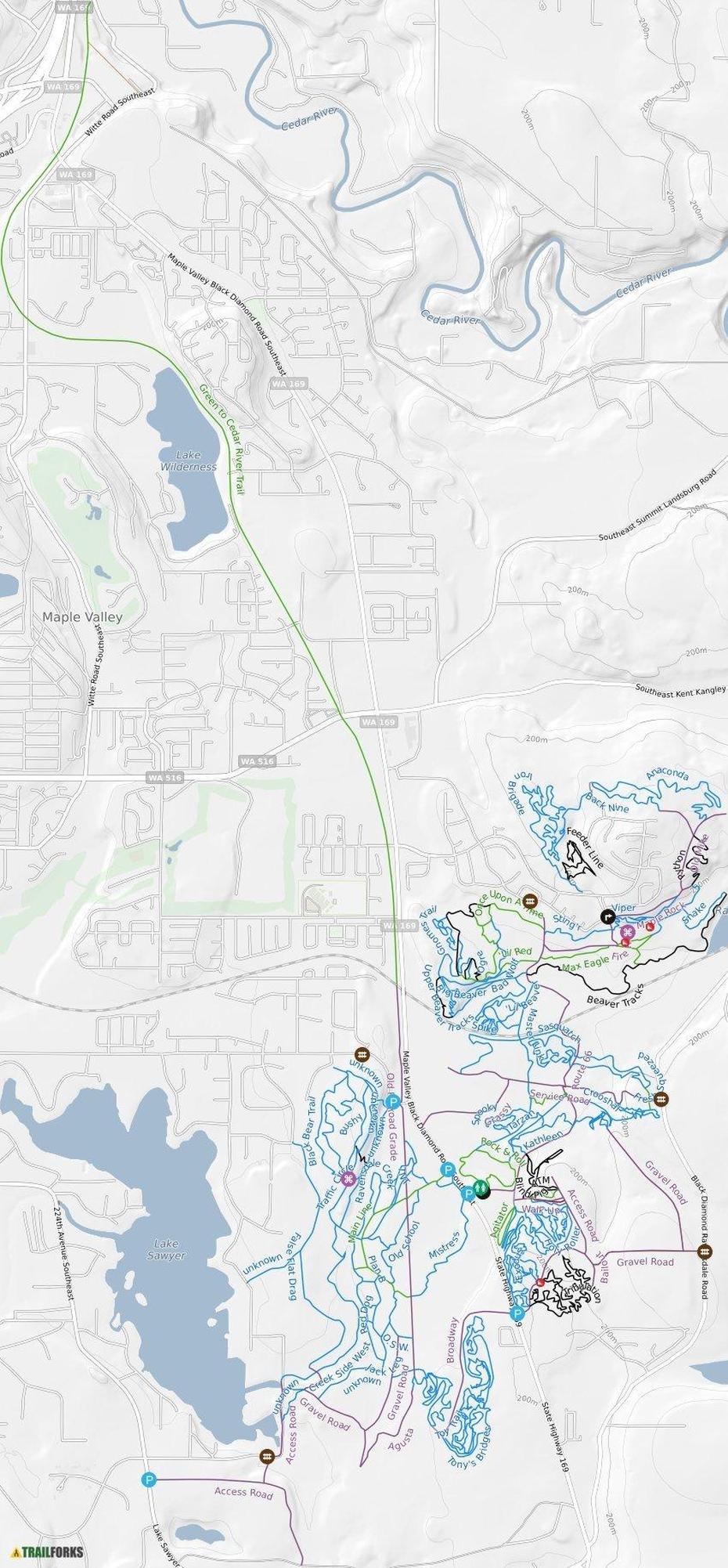 Maple Valley, Washington Mountain Biking Trails | Trailforks, Maple Valley, United States, Olympia Washington, Buckley  Washington