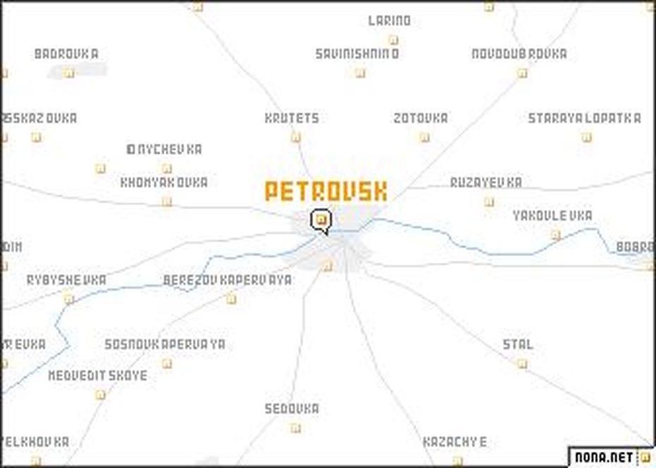 Petrovsk (Russia) Map – Nona, Petrovsk, Russia, Show  Of Russia, Modern Russia