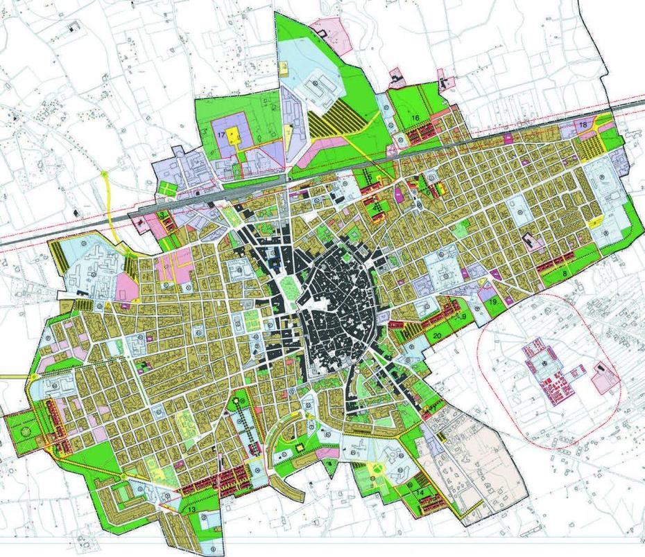 Romagna Italy, Cesena Italy, Masterplan, Galatina, Italy