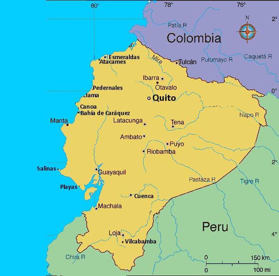 Salinas Ecuador Map, Salinas, Ecuador, Manta Ecuador, Salinas Ca