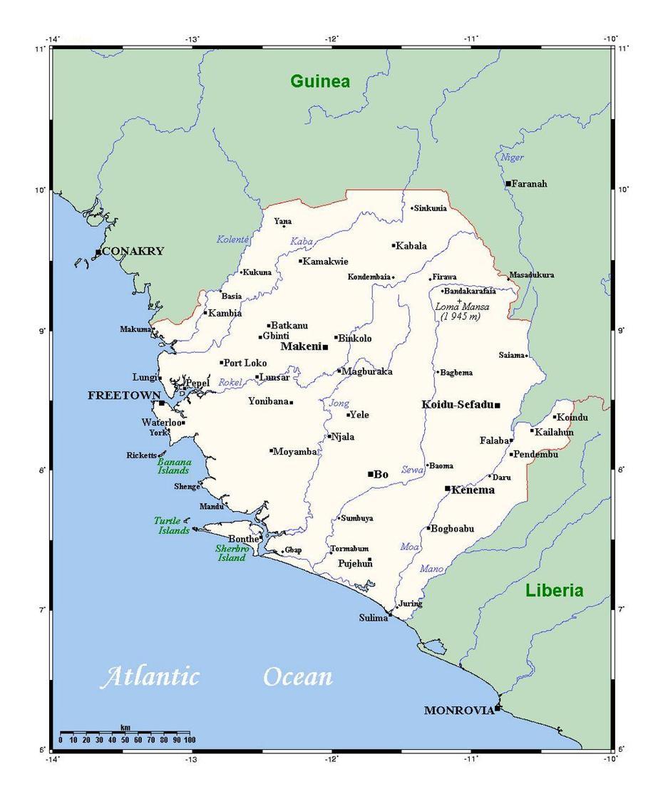 Sierra Leone Road, Sierra Leone Beaches, Sierra Leone, Benguema, Sierra Leone