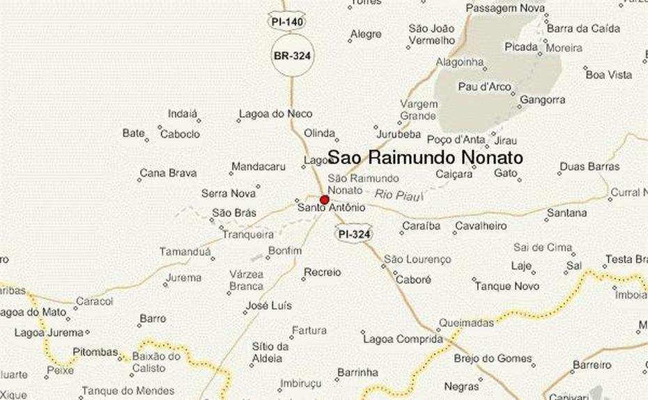 St. Raymond  Nonnatus, Saint Raymond  Nonnatus, Location Guide, São Raimundo Nonato, Brazil