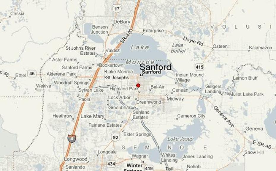 United States  And Cities, United States America, Location Guide, Sanford, United States