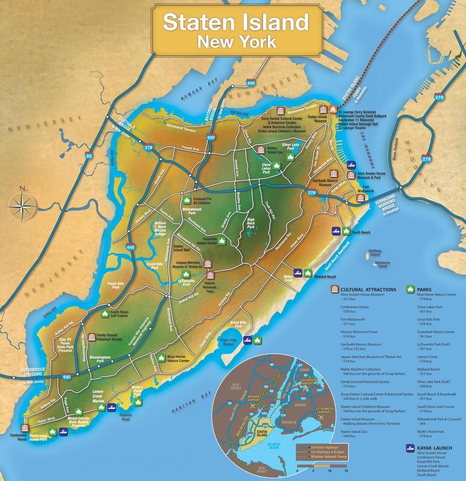 Of United States Territories, United States East Coast, Island, Staten Island, United States