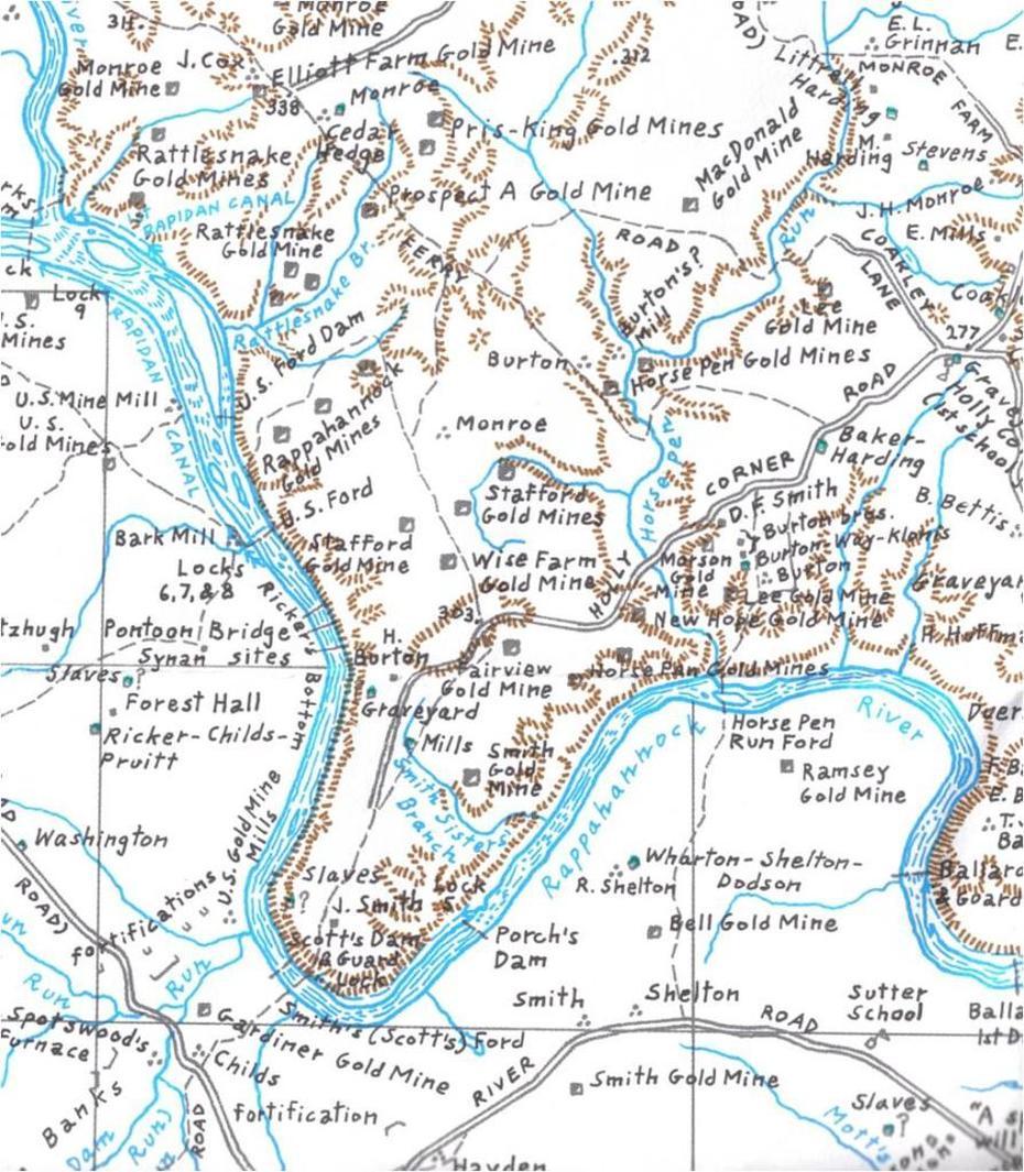 B”Stafford County Museum – Staffords Historical Map Shows Mines”, Stafford, United States, United States  For Kids, Detailed  United States