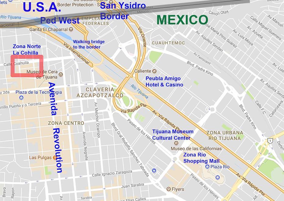 B”Tijuana Babes – Ultimate Bachelor Party : Tijuanas Red Light District Map”, Tijuana, Mexico, Tijuana River, Downtown Tijuana Mexico