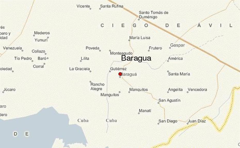 Baragua Location Guide, Baraguá, Cuba, Detailed  Cuba, Simple Cuba