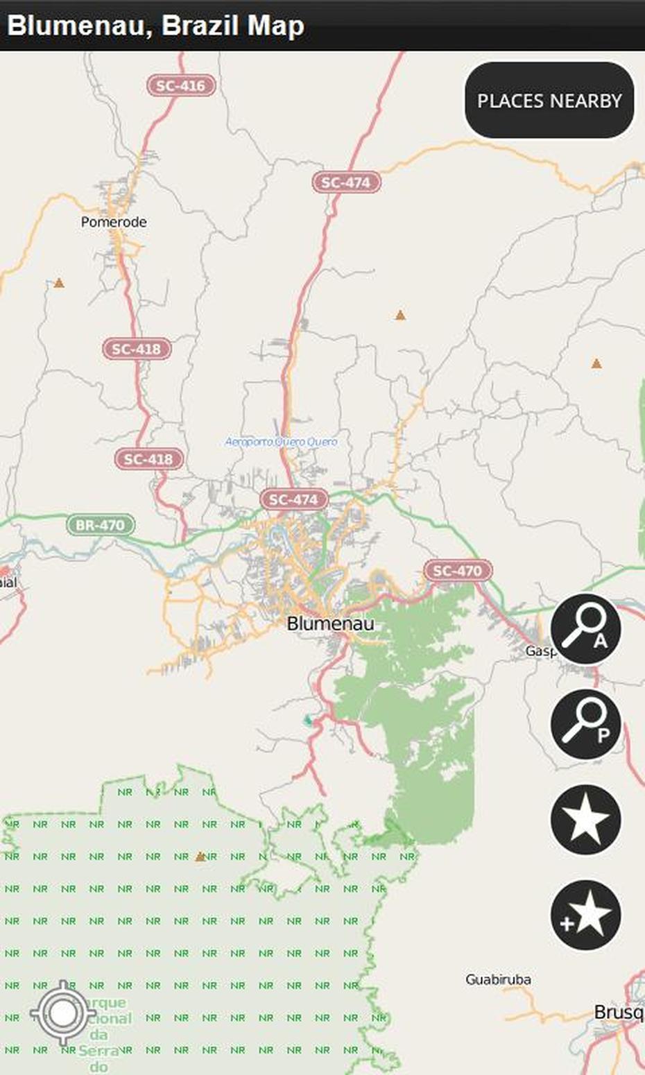 Blumenau, Brazil – Offline Map: Amazon.Co.Uk: Appstore For Android, Blumenau, Brazil, Santa Catarina  Brasil, Santa Catarina Brazil