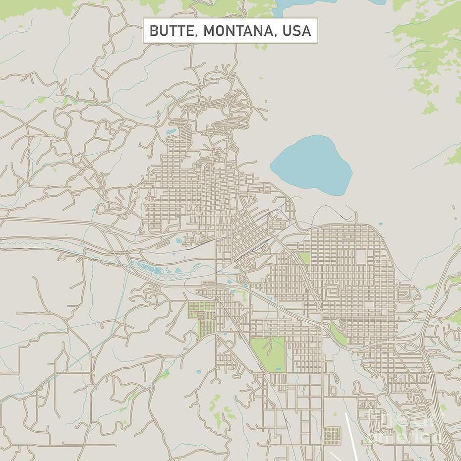 Butte Montana Streets, Crested Butte, Ramspott, Butte, United States