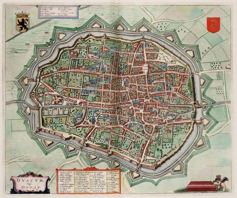 Douai, France 1649 | Map, City Maps, Cartography, Douai, France, Toulouse France, Cannes France