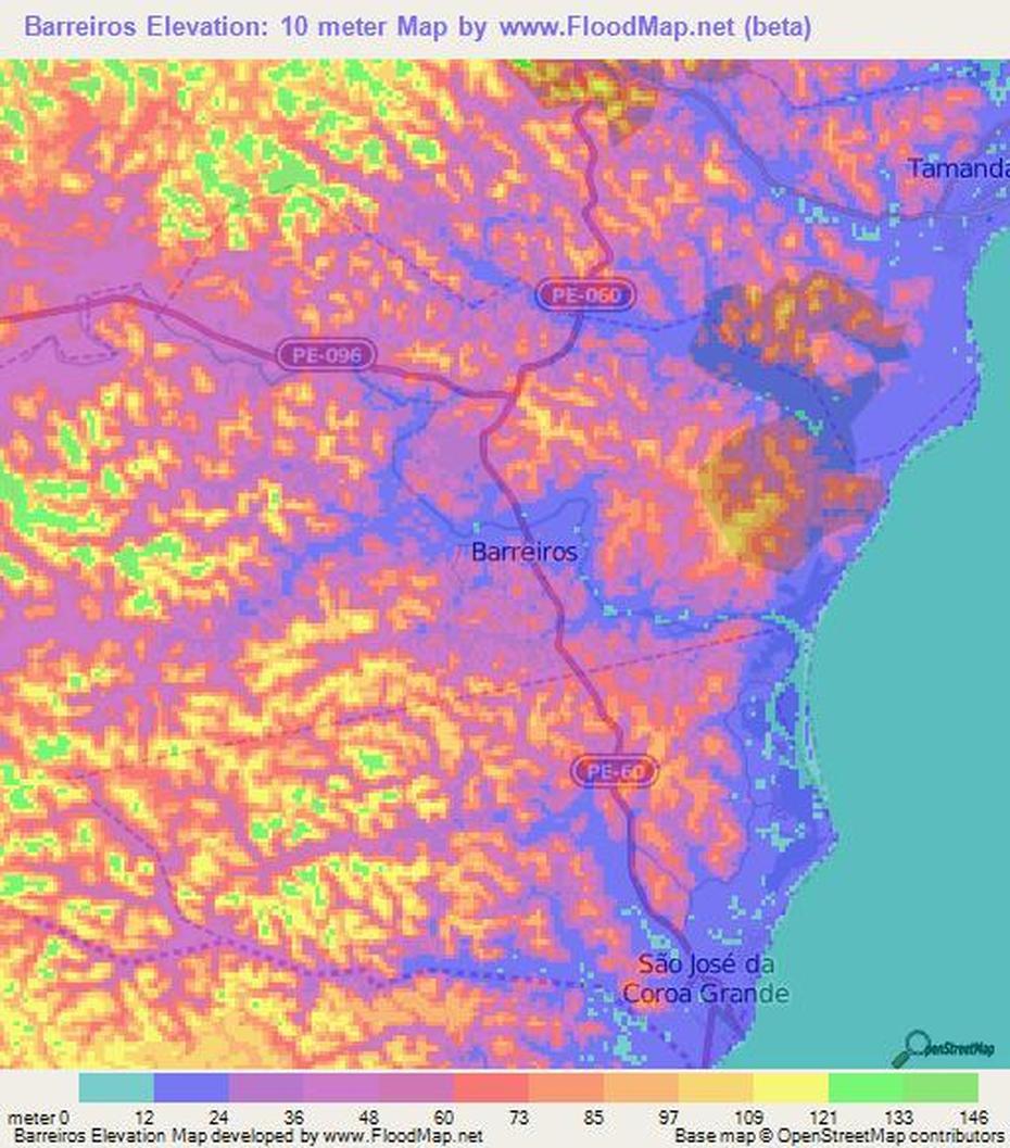 Jose Barreiro, Construction  Barrier, Topography, Barreiros, Brazil