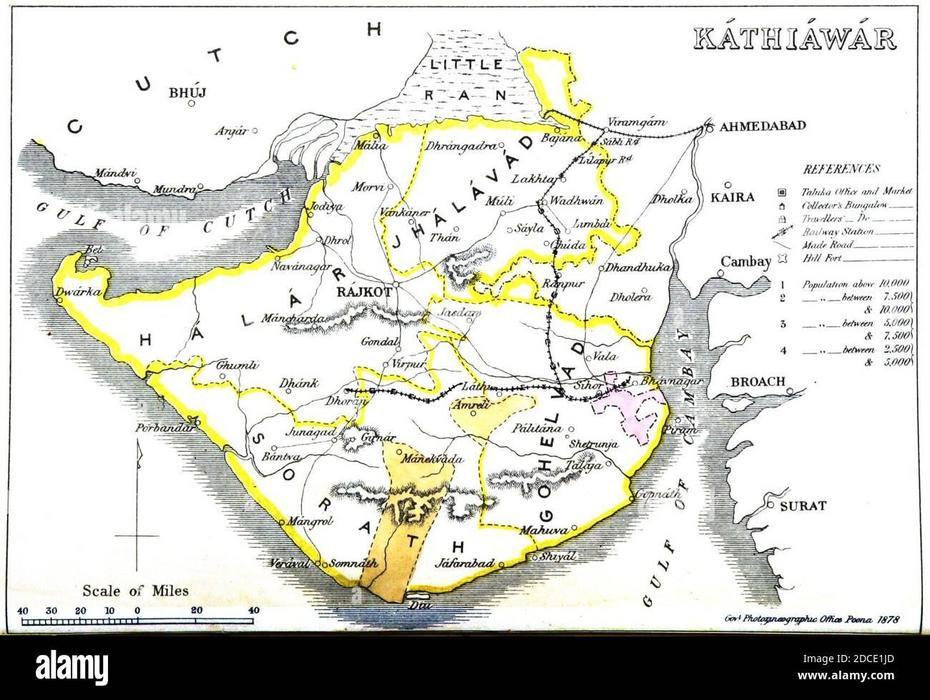 Kathiawar Map Stock Photo – Alamy, Tarakeswar, India, West Bengal India, Famous  Temples