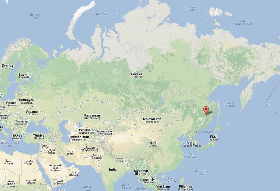 Khabarovsk Map, Khabarovsk, Russia, Kirovsk Russia, Omsk Russia