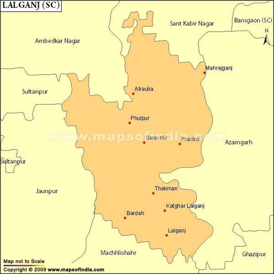 Lalganj Parliamentary Constituency Map, Election Results And Winning Mp, Lālganj, India, Raebareli, Jaunpur