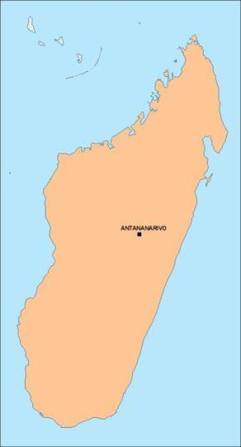 Madagascar Vector Map | Illustrator Vector Maps, Ambohijanahary, Madagascar, Madagascar Climate, Madagascar Rivers