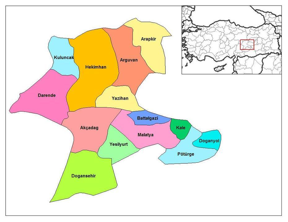 Malatya Districts  Mapsof, Malatya, Turkey, Ankara Turkey, Sanliurfa Turkey