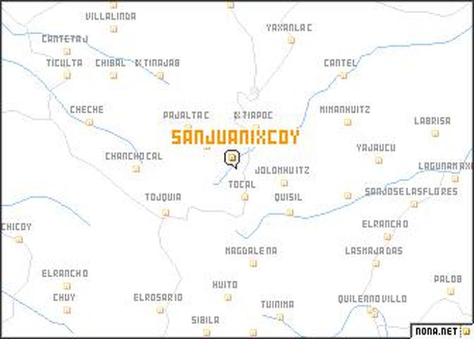 San Juan Ixcoy (Guatemala) Map – Nona, San Juan Ixcoy, Guatemala, San Juan Ixcoy Huehuetenango, San Pedro Soloma