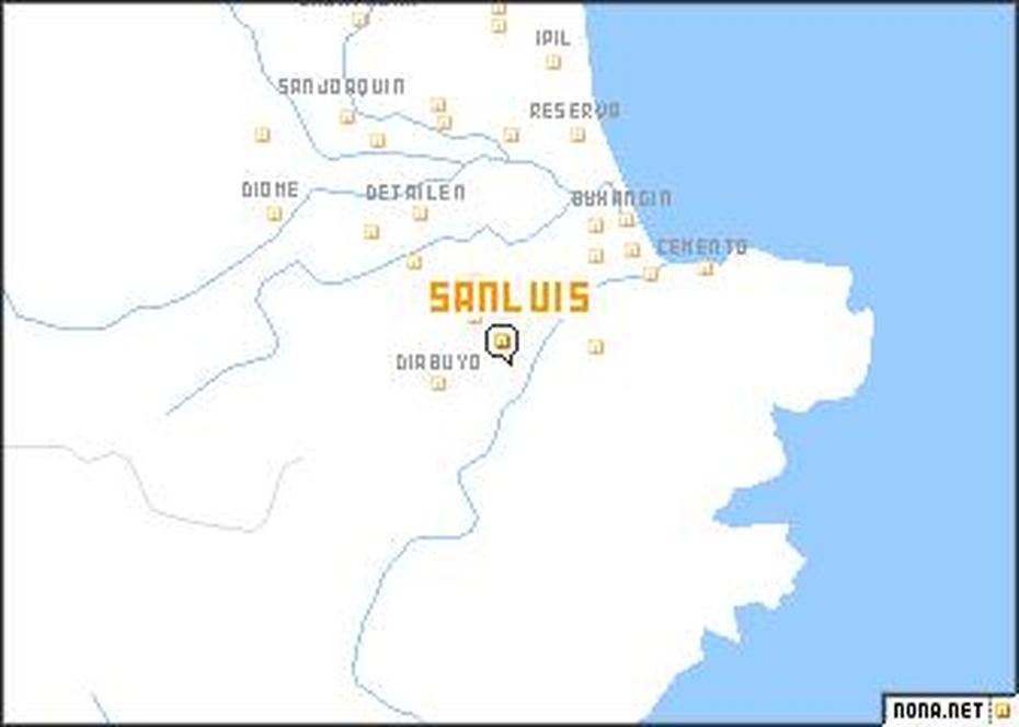 San Luis (Philippines) Map – Nona, San Luis, Philippines, San Luis Gonzaga, San Simon Pampanga