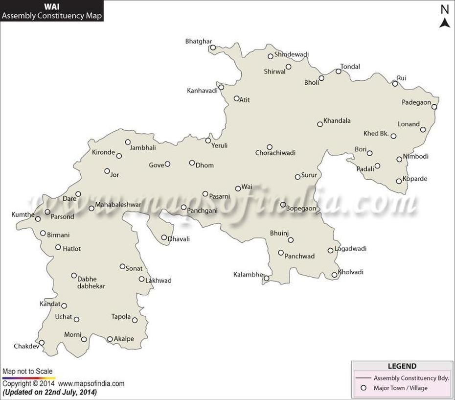 Wai Assembly (Vidhan Sabha) Constituency Map And Election Results, Wai, India, Satara India, Satara  City