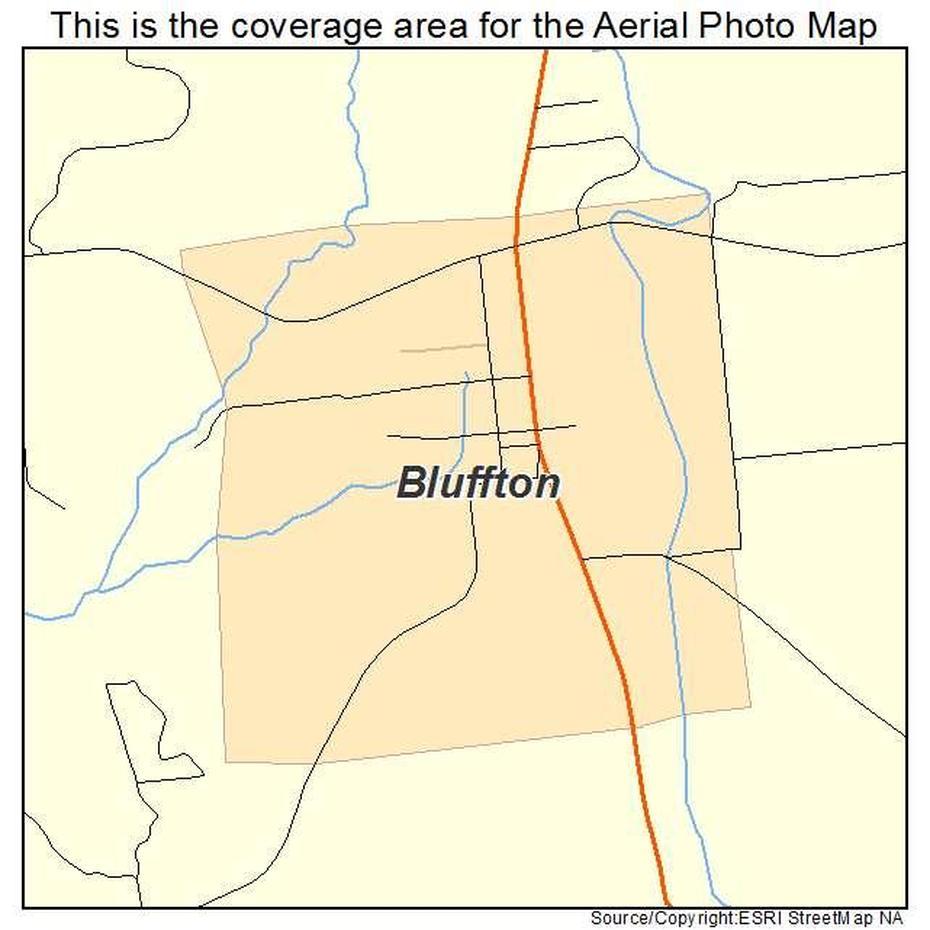 Aerial Photography Map Of Bluffton, Ga Georgia, Bluffton, United States, Downtown Bluffton, Bluffton Baseball